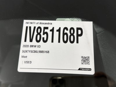 2020 BMW X3 xDrive30i