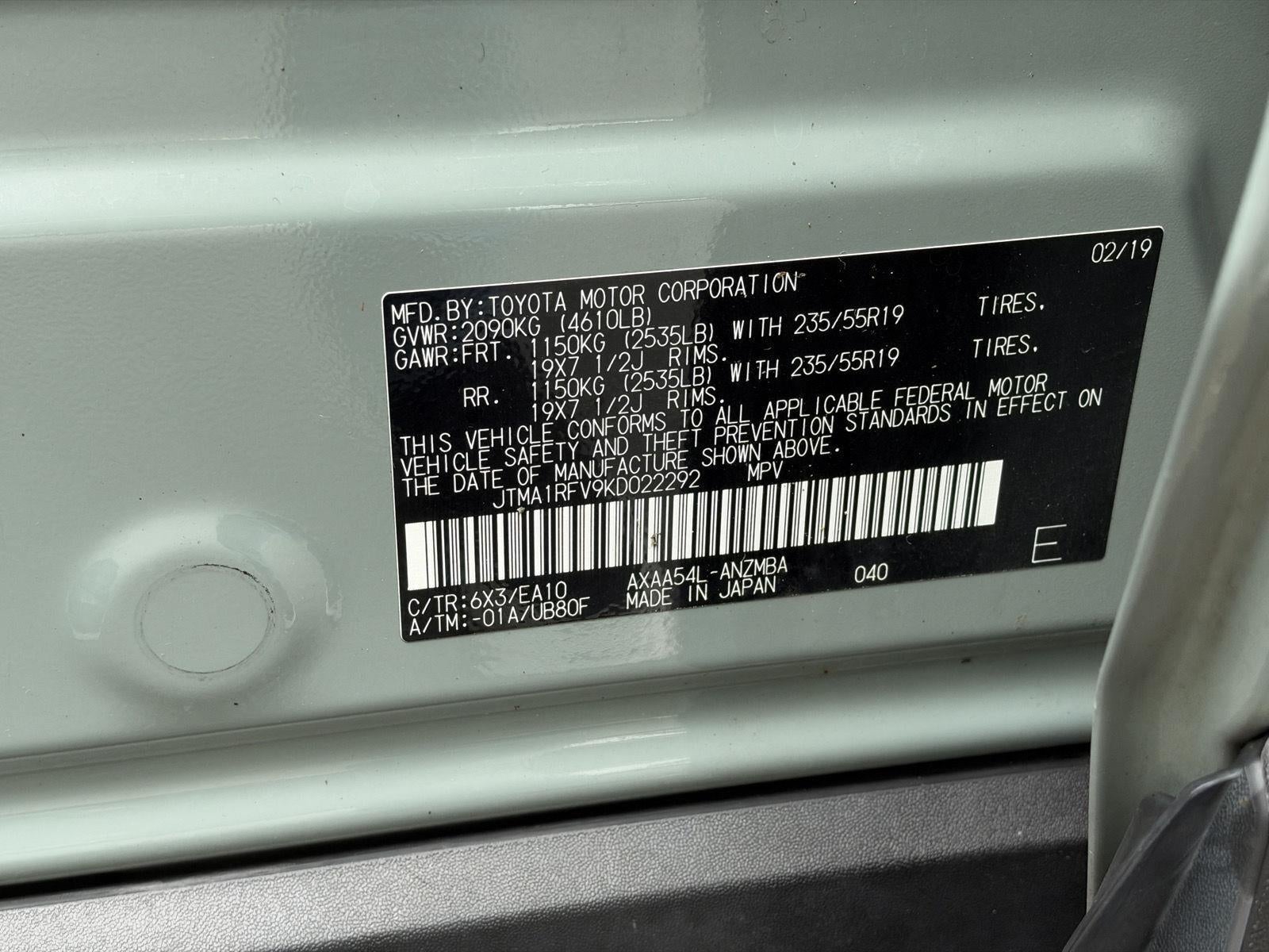 2019 Toyota RAV4 XLE Premium