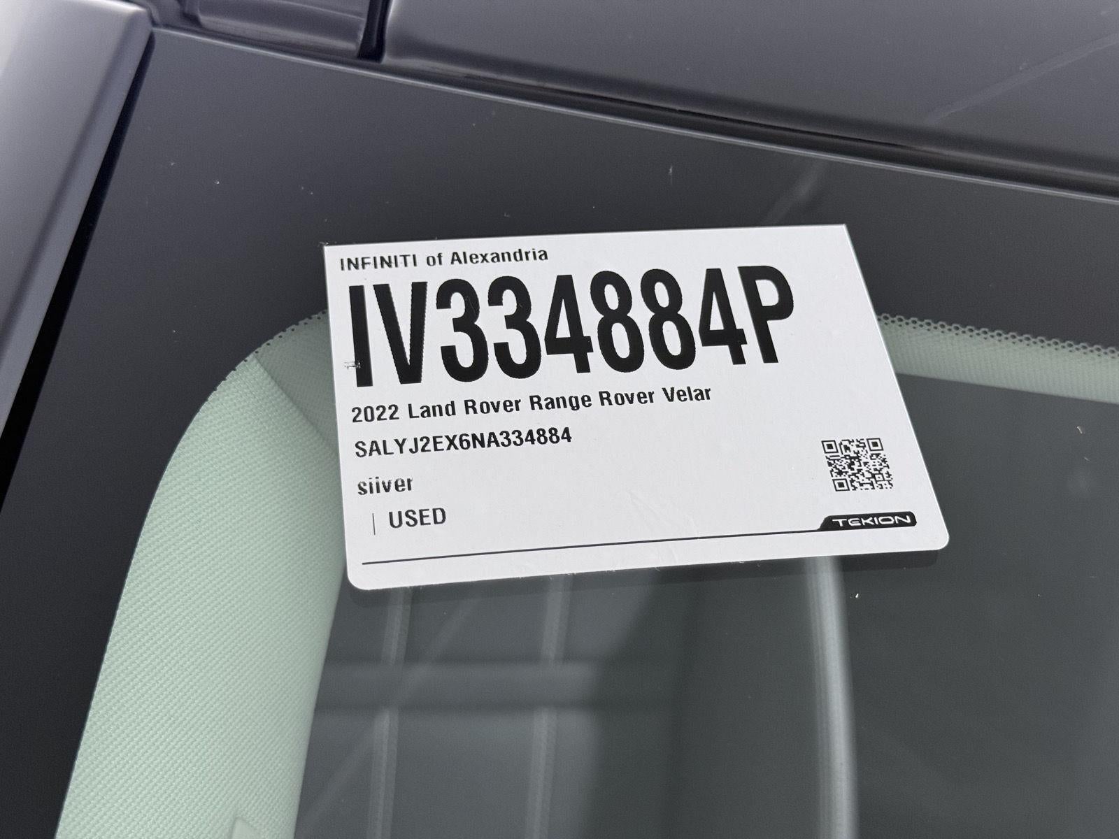 2022 Land Rover Range Rover Velar S