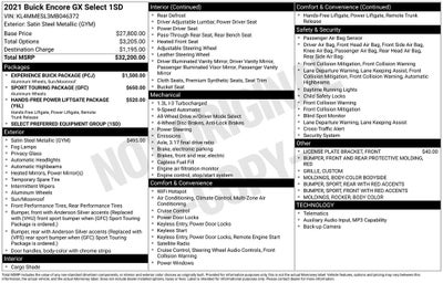 2021 Buick Encore GX Select