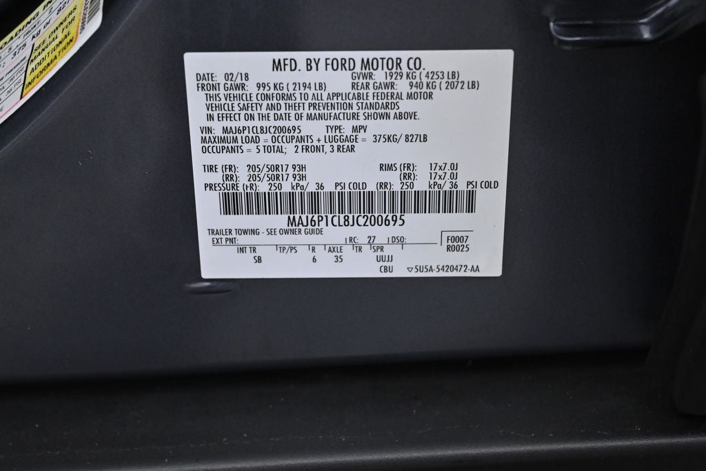 2018 Ford EcoSport SES