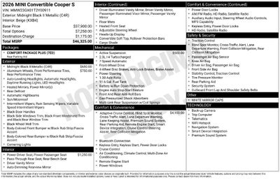 2026 MINI Cooper S Base