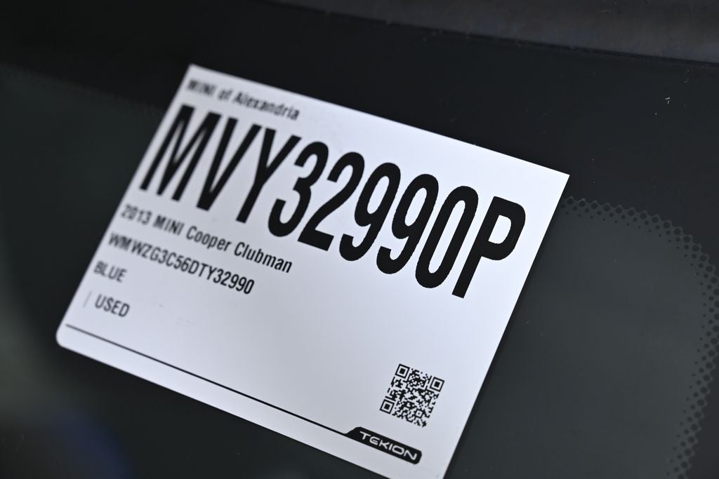 2013 MINI Cooper S Clubman