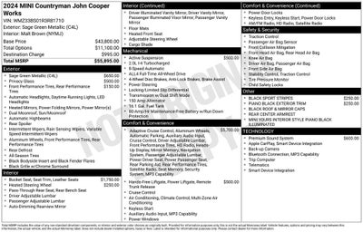 2024 MINI John Cooper Works Countryman Base
