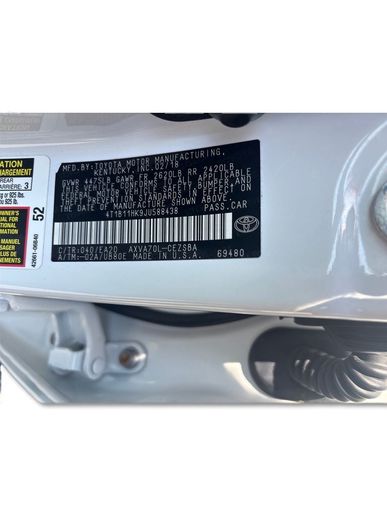 2018 Toyota Camry SE