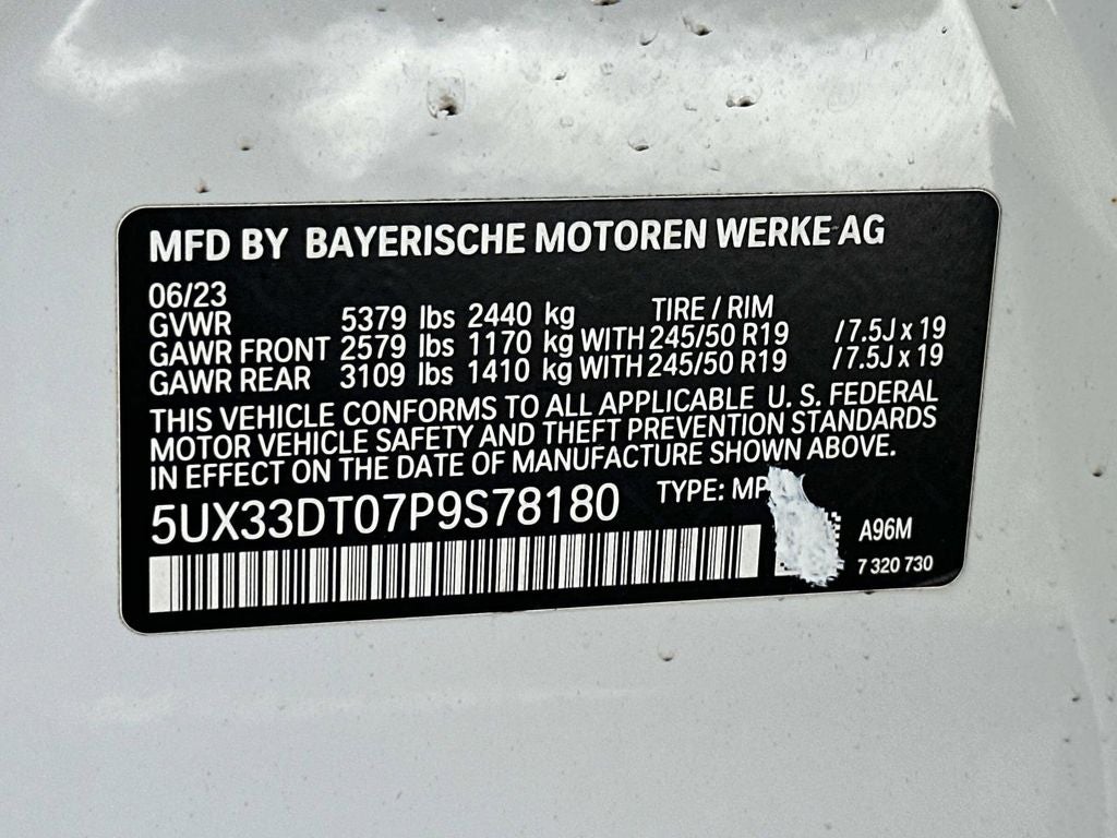 2023 BMW X4 xDrive30i AWD