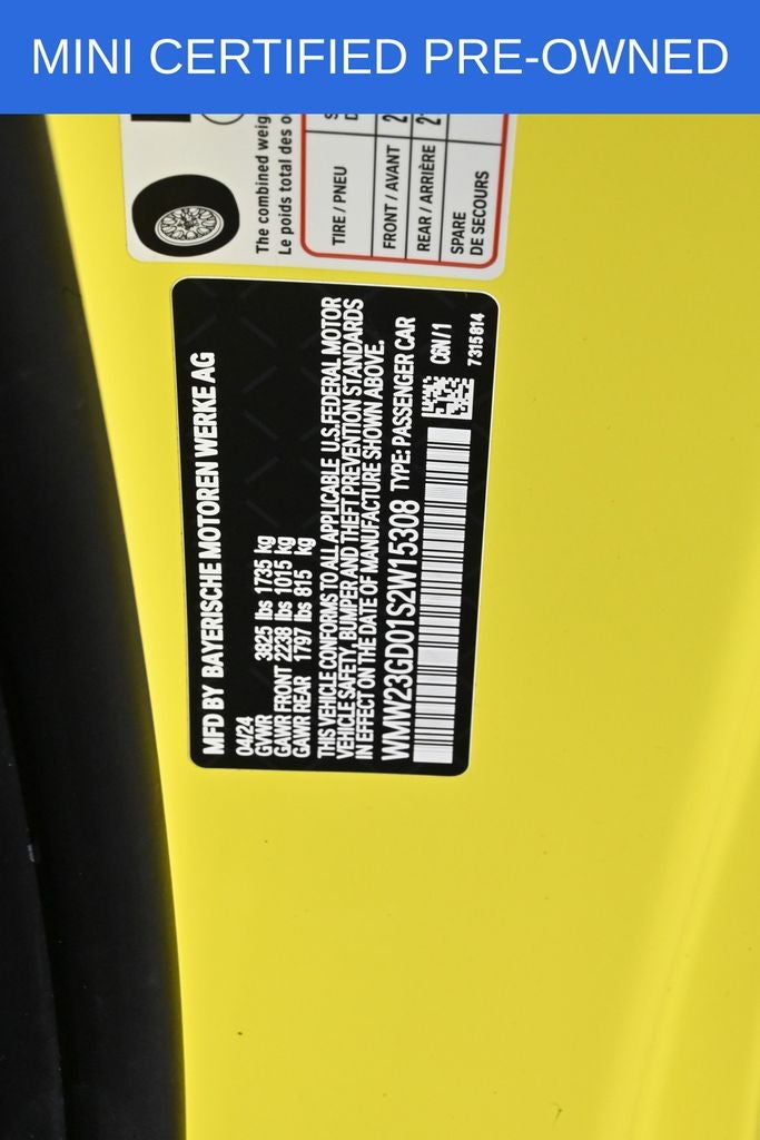 2025 MINI 2 Door Cooper Iconic