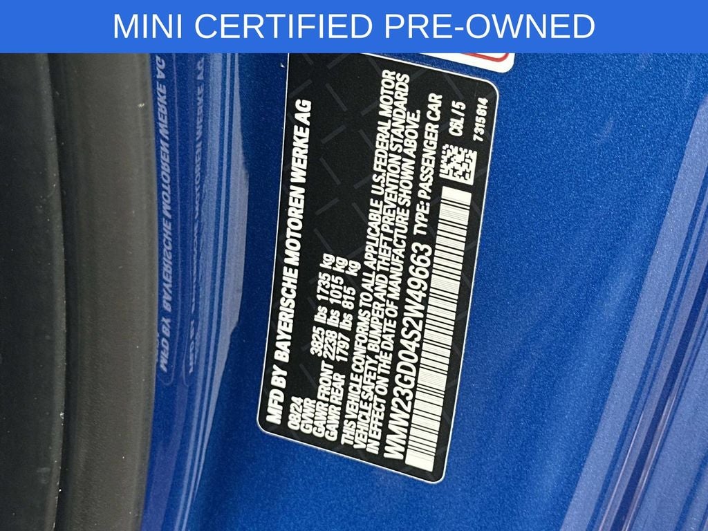 2025 MINI Cooper S Iconic