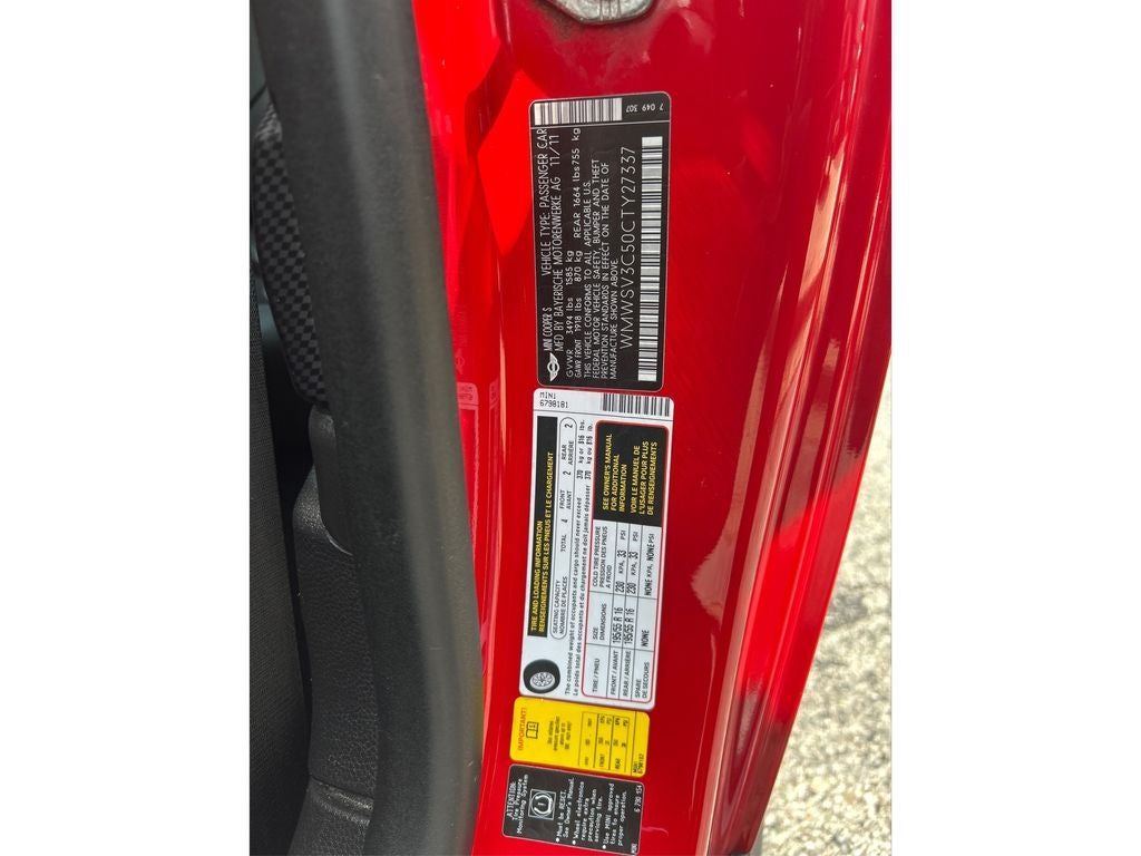 2012 MINI Cooper S Base