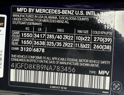 2022 Mercedes-Benz Gle AMG® GLE 63 S