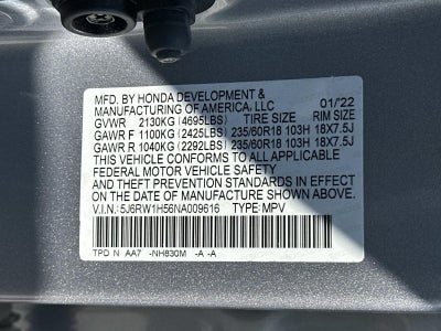 2022 Honda Cr-V EX