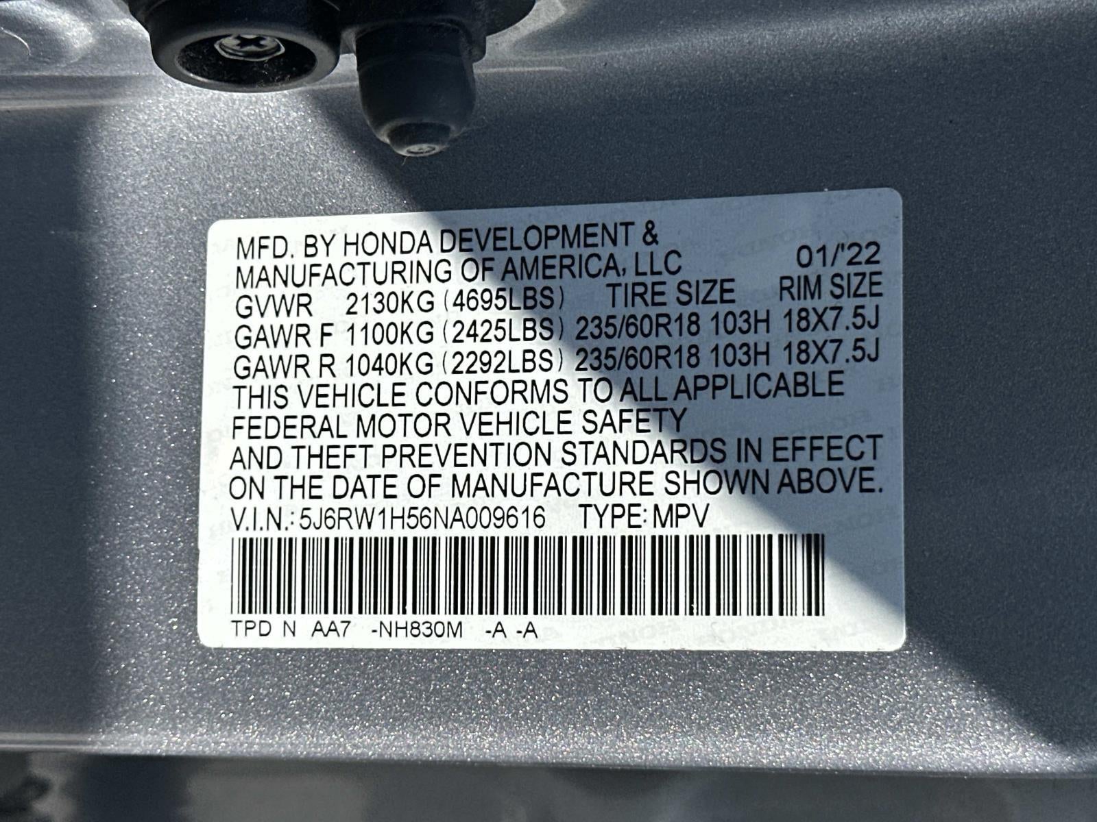 2022 Honda Cr-V EX