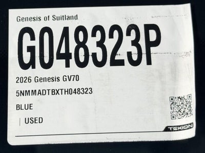 2026 Genesis GV70 2.5T
