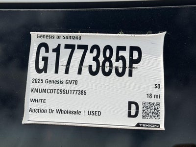 2025 Genesis GV70 3.5T Sport