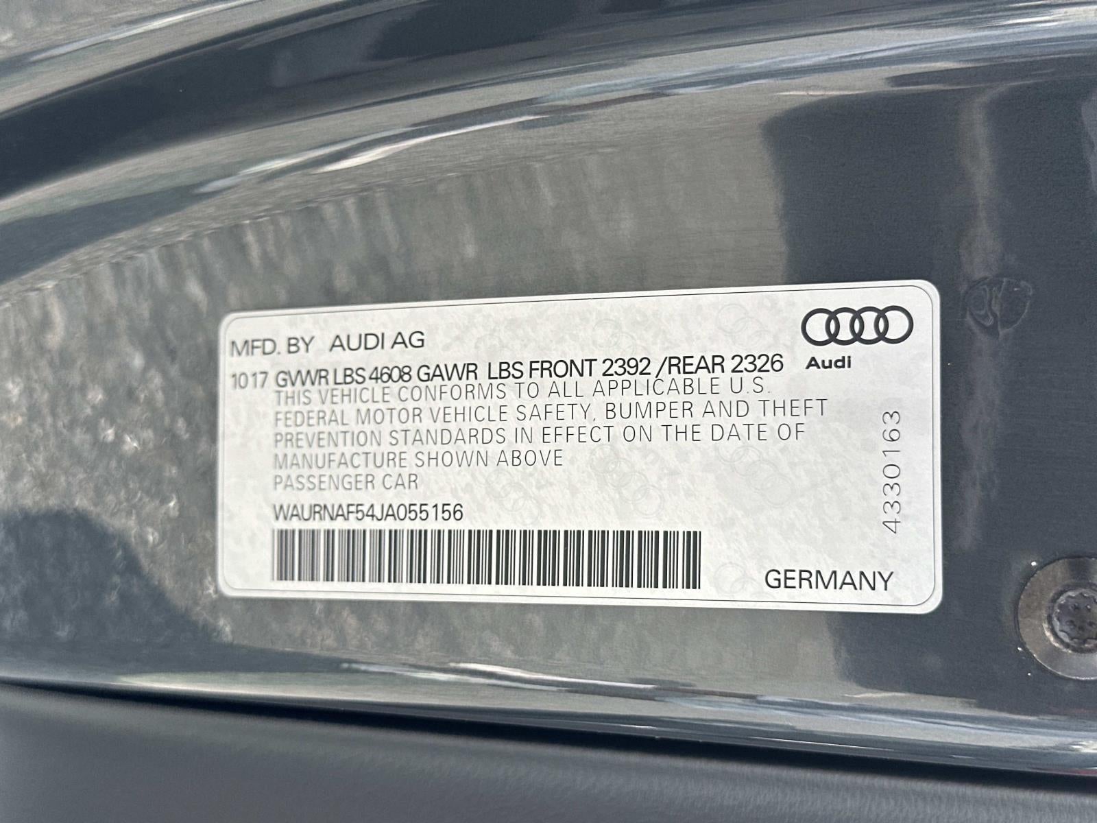 2018 Audi A5 Coupe Prestige