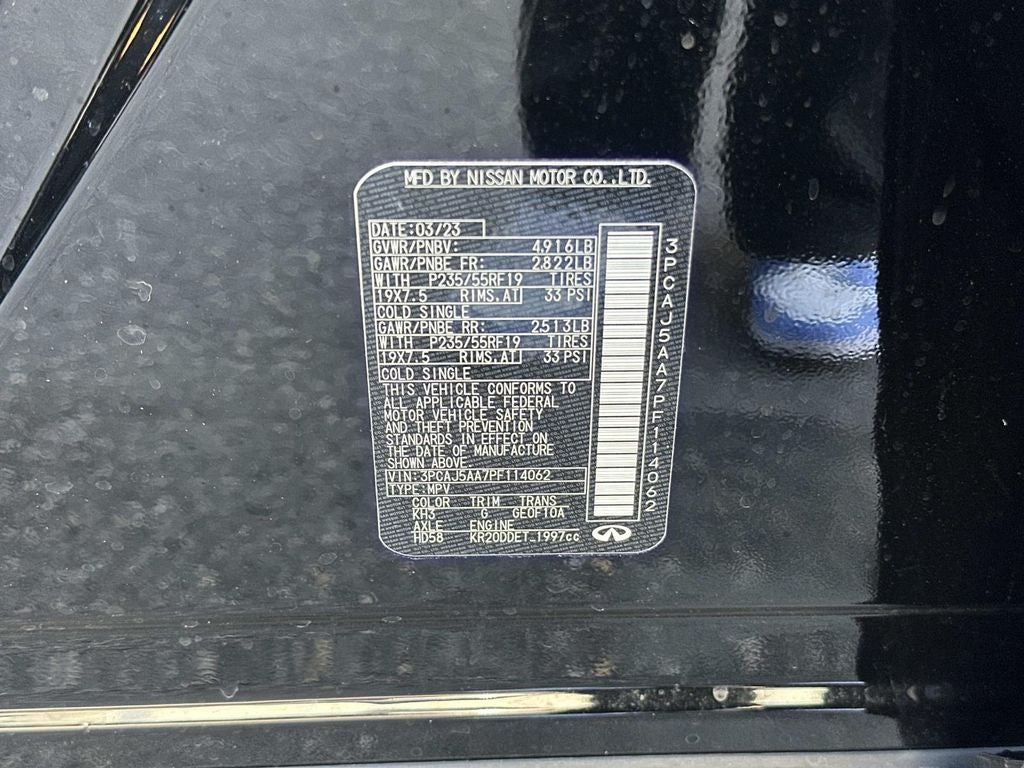 2023 INFINITI QX50 PURE