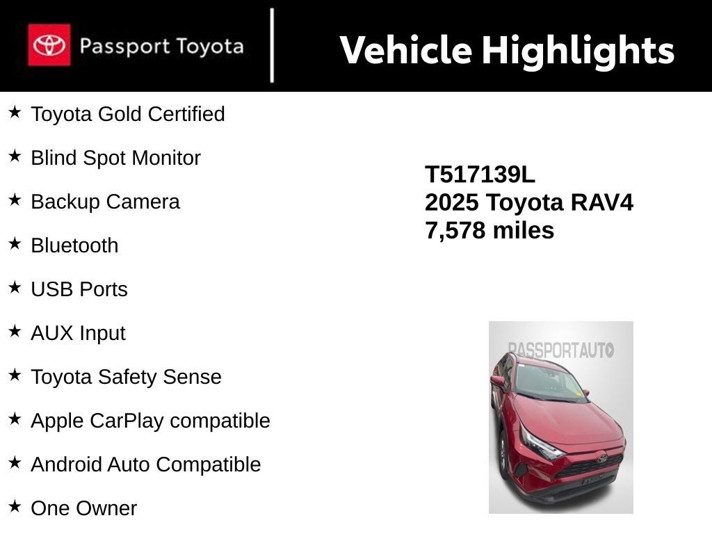 2025 Toyota RAV4 XLE