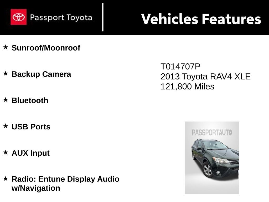 2013 Toyota RAV4 XLE