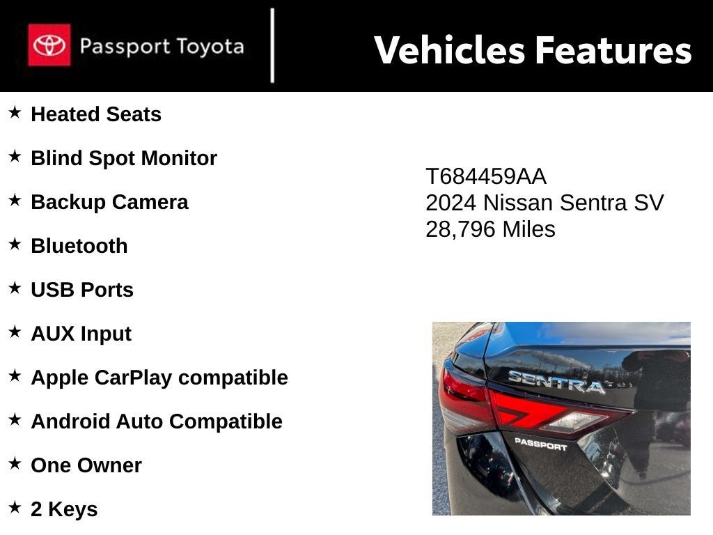 2024 Nissan Sentra SV