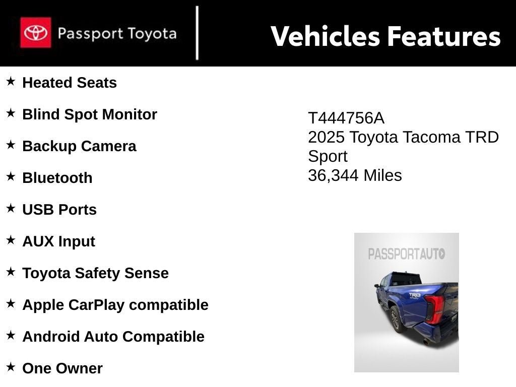 2025 Toyota Tacoma TRD Sport