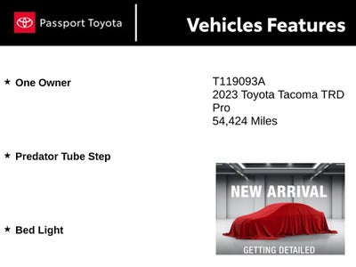 2023 Toyota Tacoma TRD Pro V6