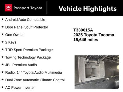 2025 Toyota Tacoma Hybrid TRD Sport