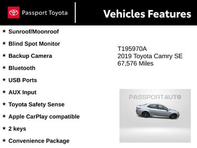 2019 Toyota Camry SE