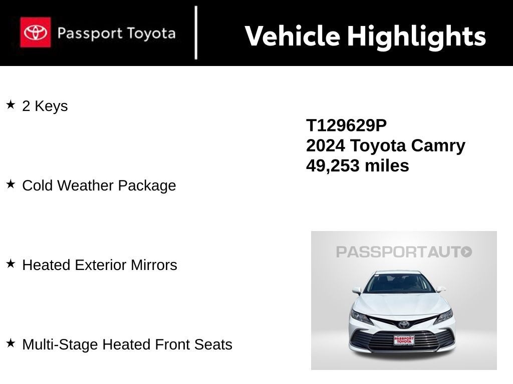 2024 Toyota Camry LE