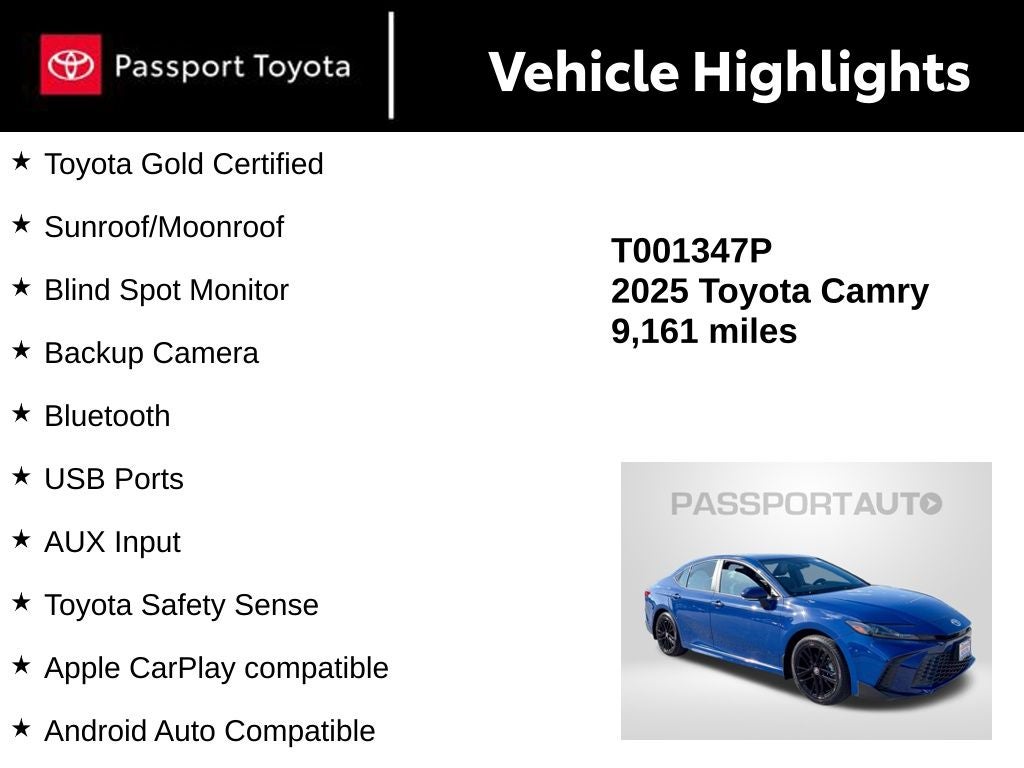 2025 Toyota Camry SE