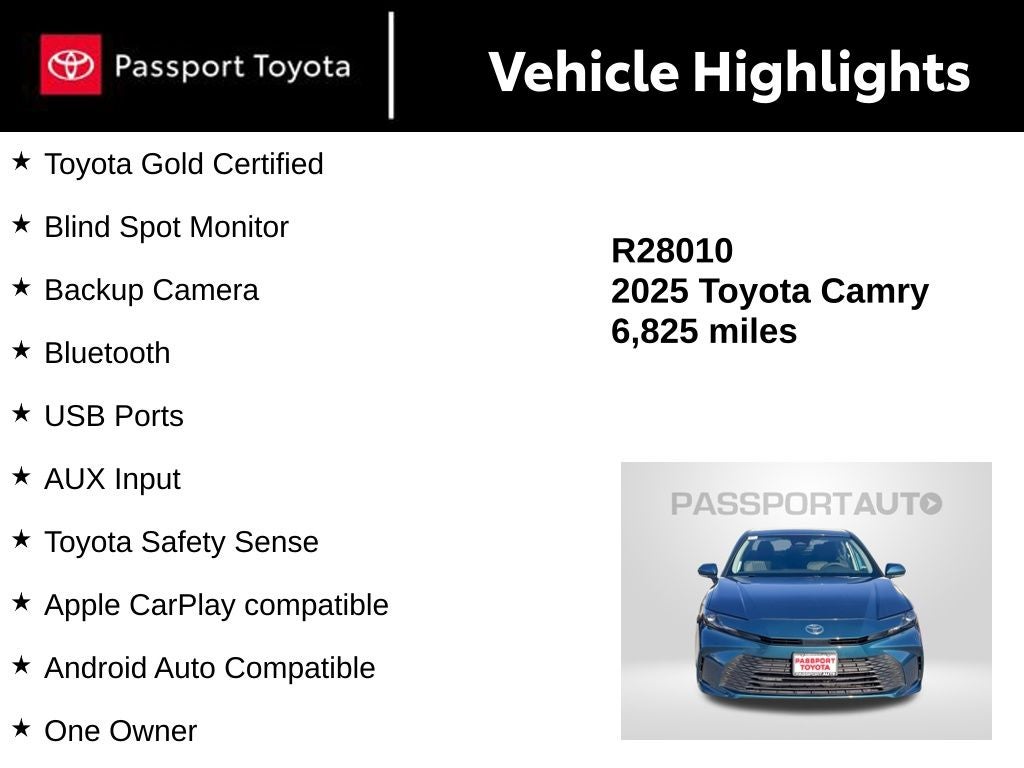 2025 Toyota Camry LE