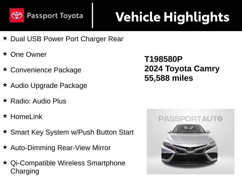 2024 Toyota Camry SE