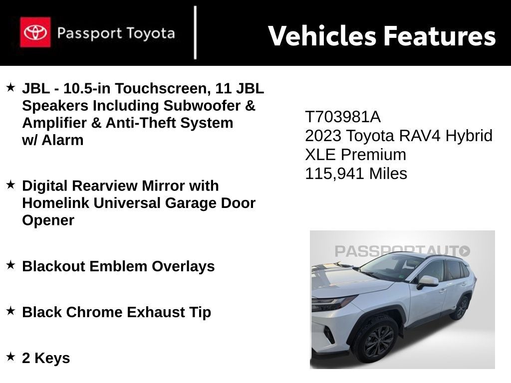 2023 Toyota RAV4 Hybrid XLE Premium