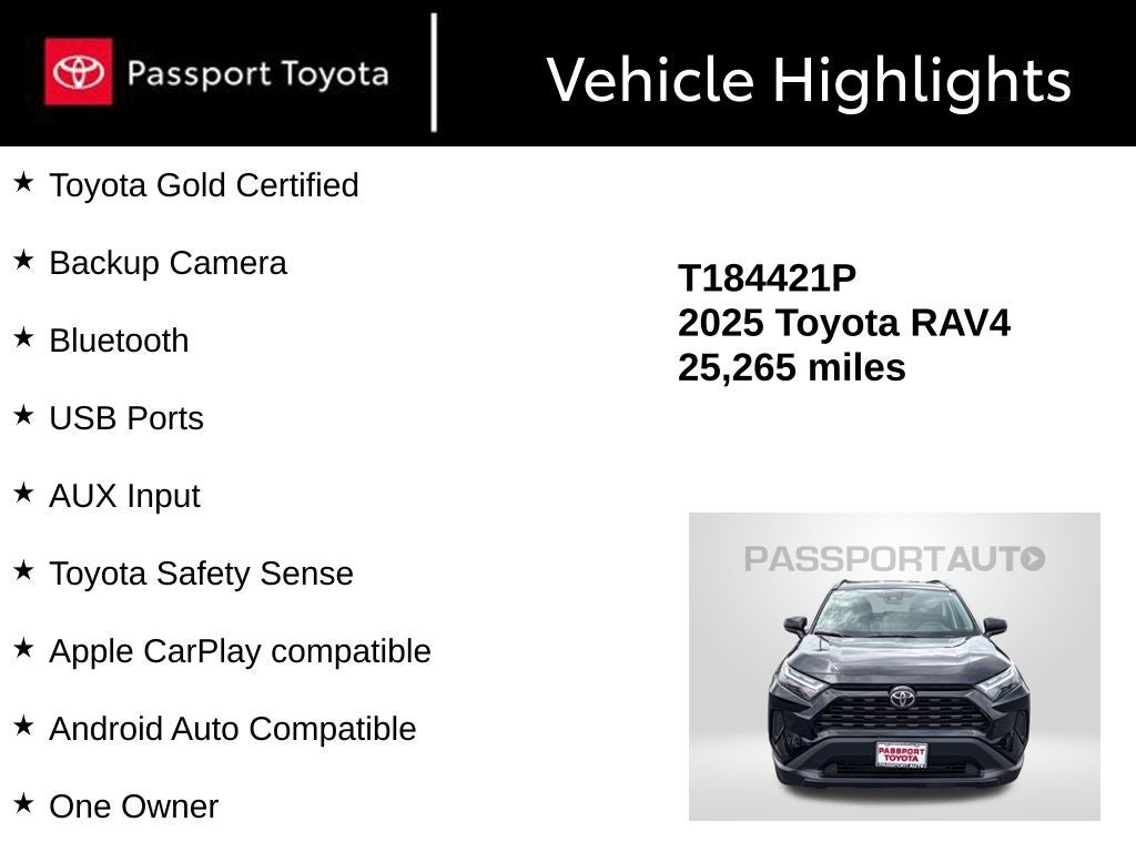 2025 Toyota RAV4 Hybrid LE