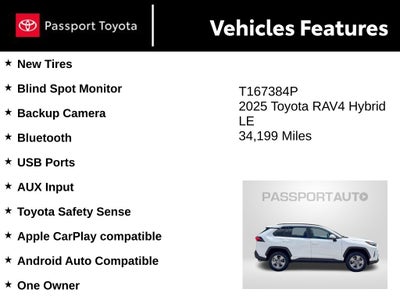 2025 Toyota RAV4 Hybrid LE