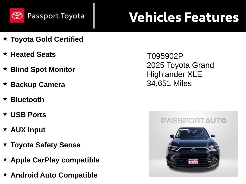 2025 Toyota Grand Highlander XLE
