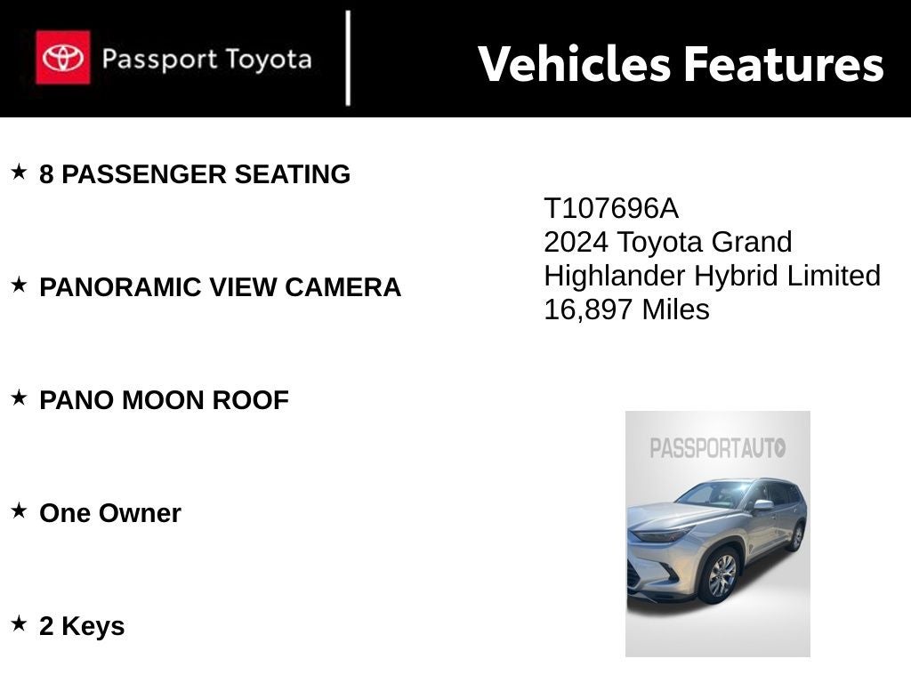 2024 Toyota Grand Highlander Hybrid Limited