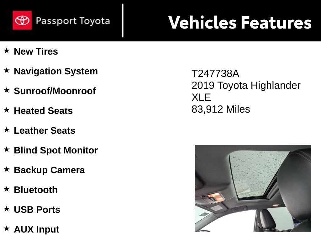 2019 Toyota Highlander XLE