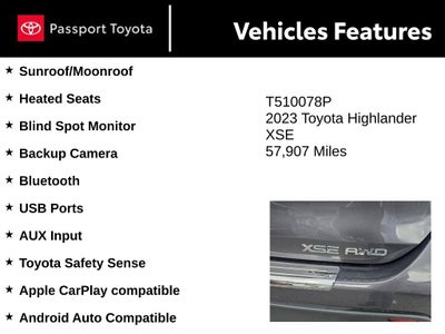 2023 Toyota Highlander XSE
