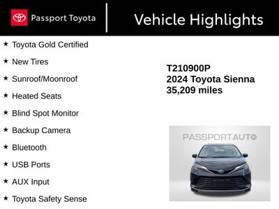 2024 Toyota Sienna XLE 8 Passenger