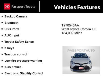 2019 Toyota Corolla LE