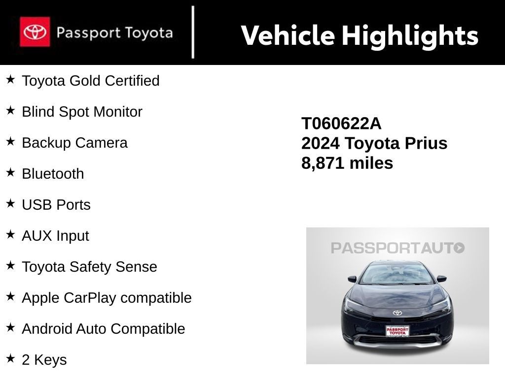 2024 Toyota Prius XLE