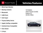 2025 Toyota Corolla Hybrid LE