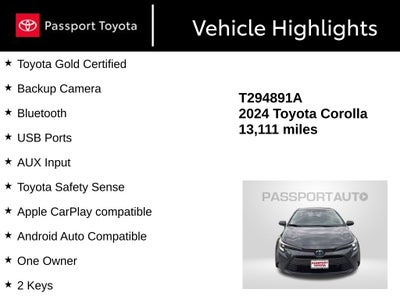 2024 Toyota Corolla Hybrid LE