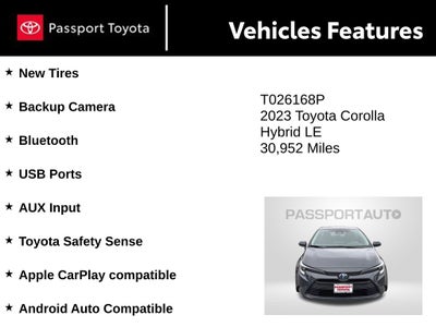 2023 Toyota Corolla Hybrid LE