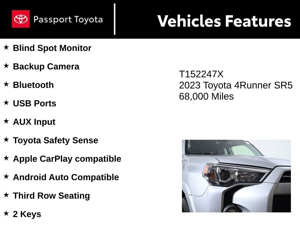 2023 Toyota 4Runner SR5
