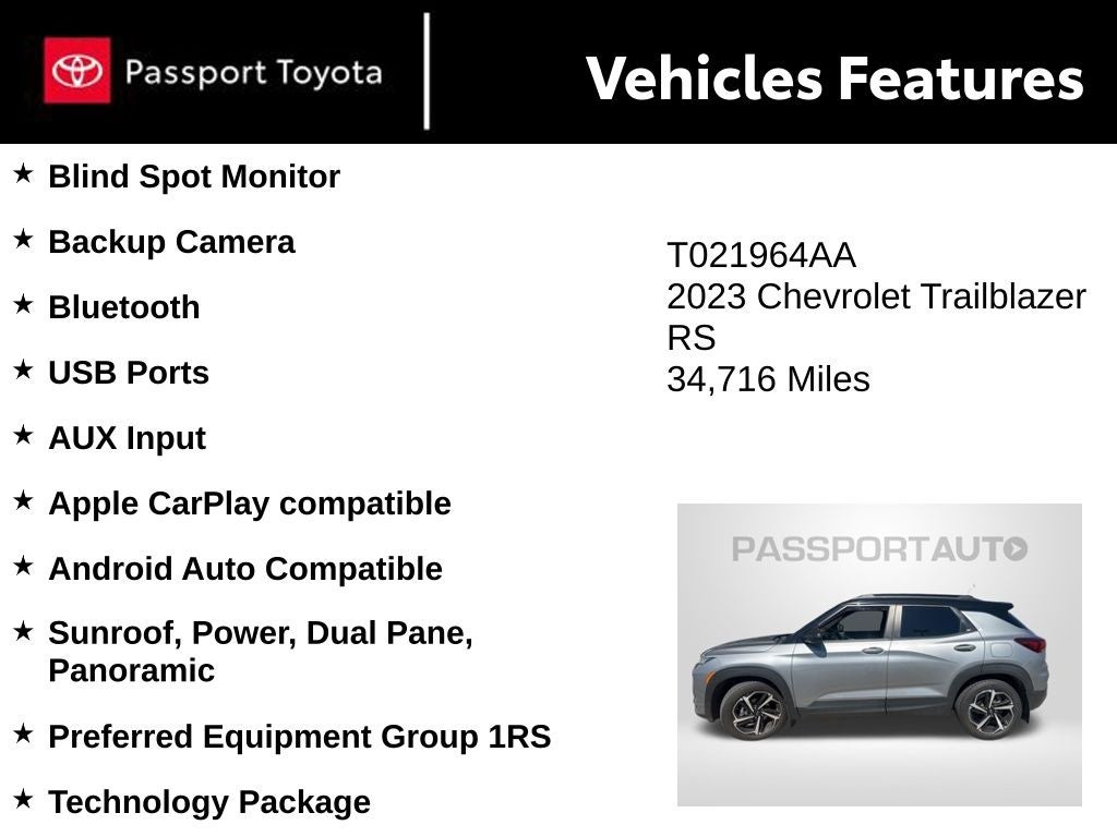 2023 Chevrolet TrailBlazer RS