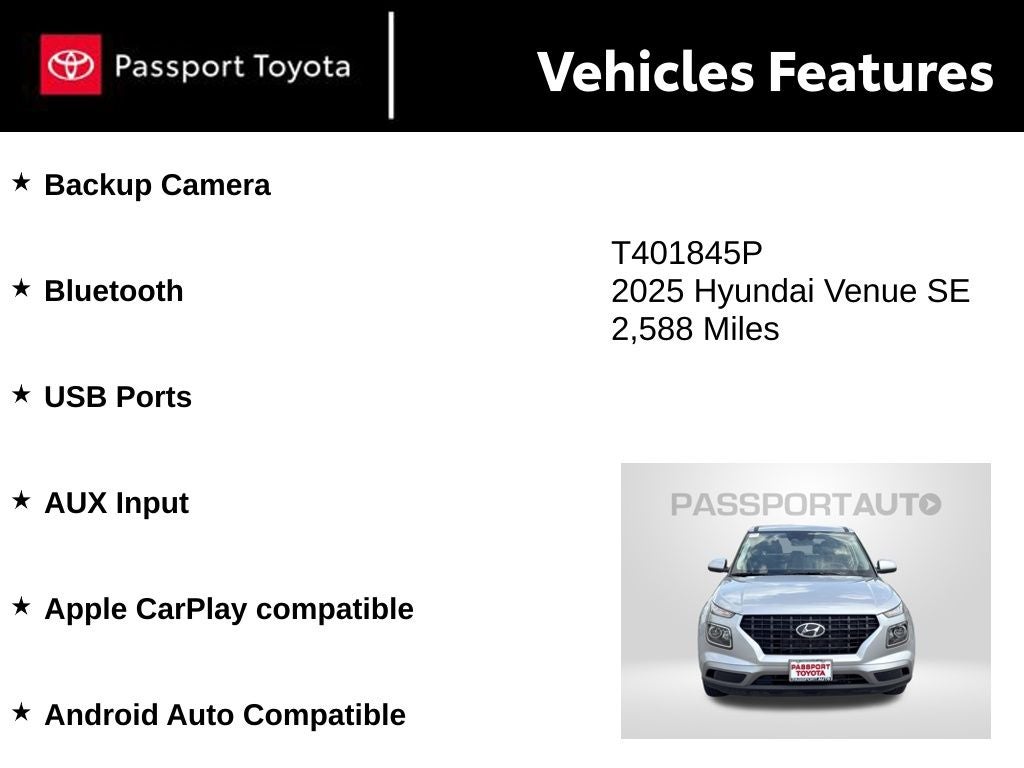 2025 Hyundai Venue SE