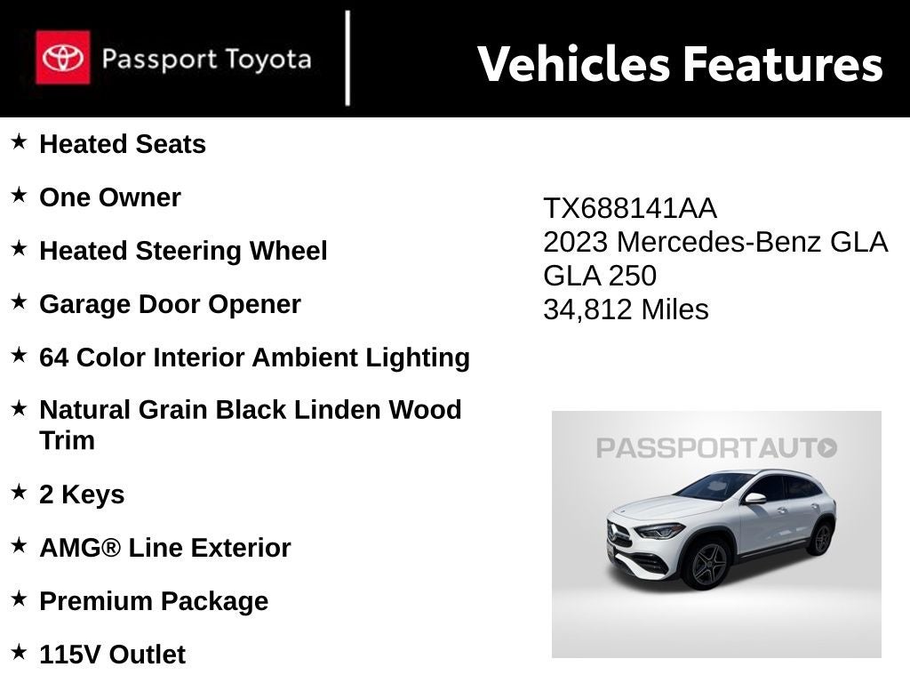 2023 Mercedes-Benz GLA GLA 250 4MATIC®